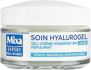 Mixa Expert Sensitive Skin HYALUROGEL – Intenzívne Hydratačný Gél-Krém 24 h 50 ml