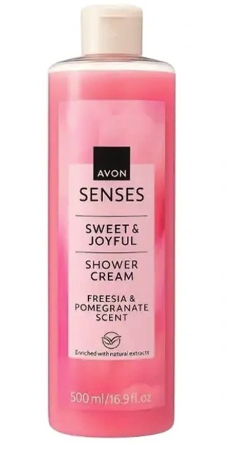 Avon Senses Sweat & Joyful sprchový krém 500 ml