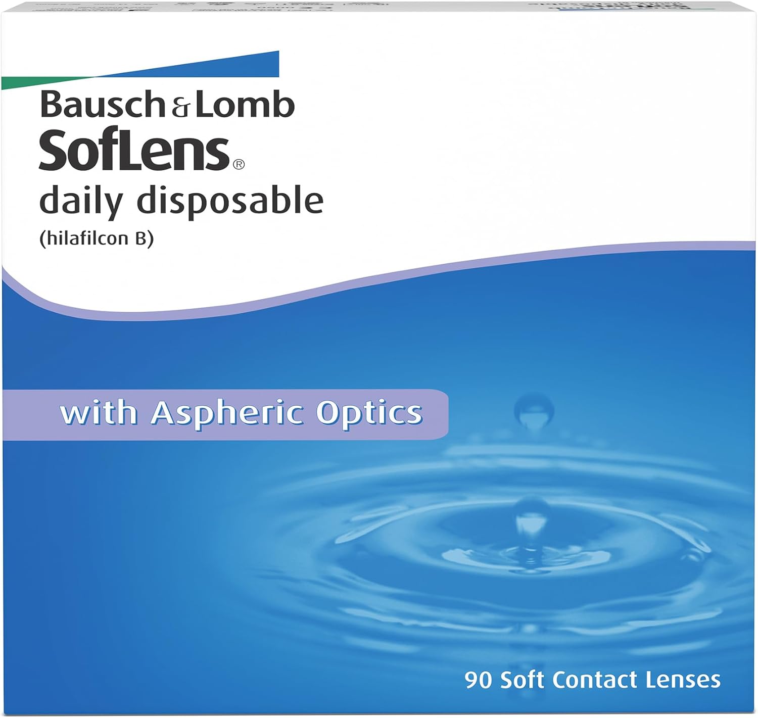 Bausch & Lomb SofLens Daily Disposable – jednodňové kontaktné šošovky (90 ks)