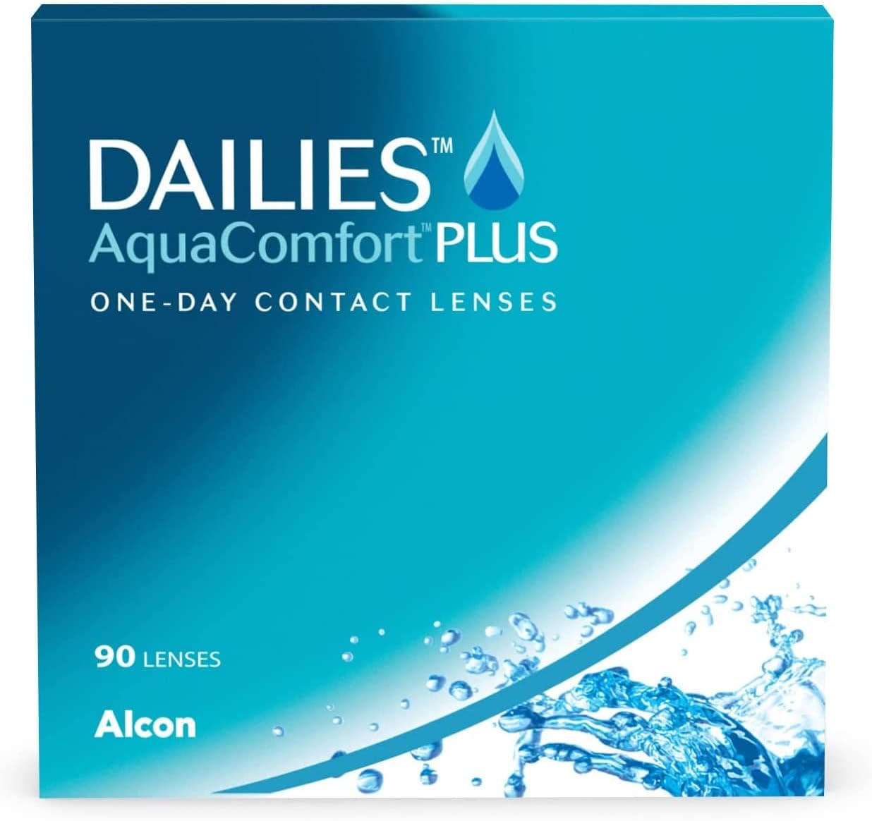 DAILIES AquaComfort Plus – 1-dňové kontaktné šošovky (90 ks)