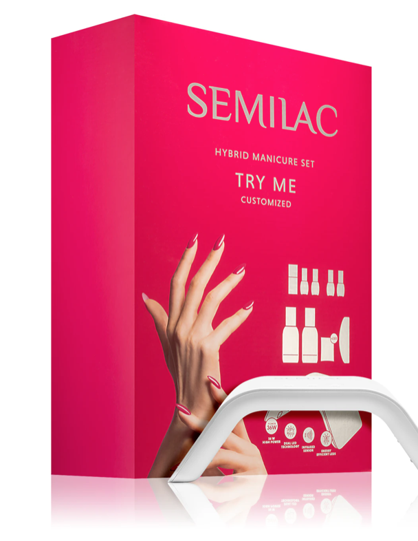 SEMILAC Try Me Customized Sada na nechty (Sada nie je kompletná)