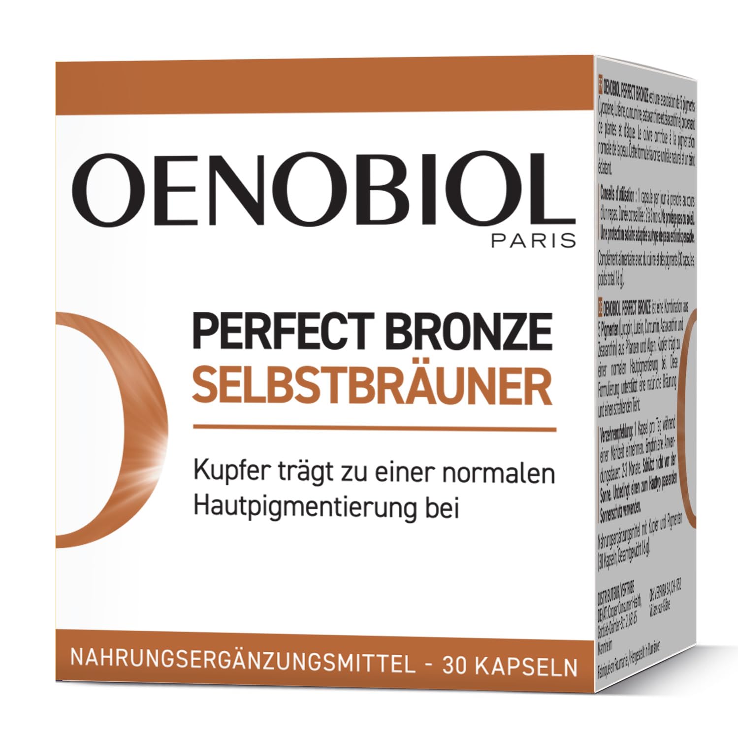 OENOBIOL Výživový doplnok Perfect Bronze Selbstbräuner 30 kapsúl