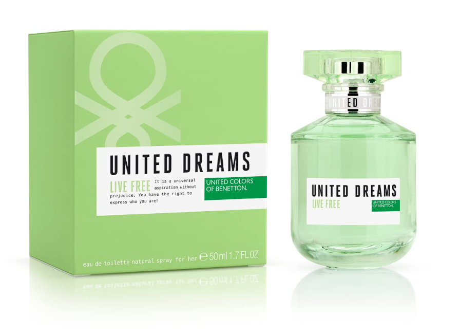 United Colors of Benetton United Dreams Live Free EDT, 50 ml