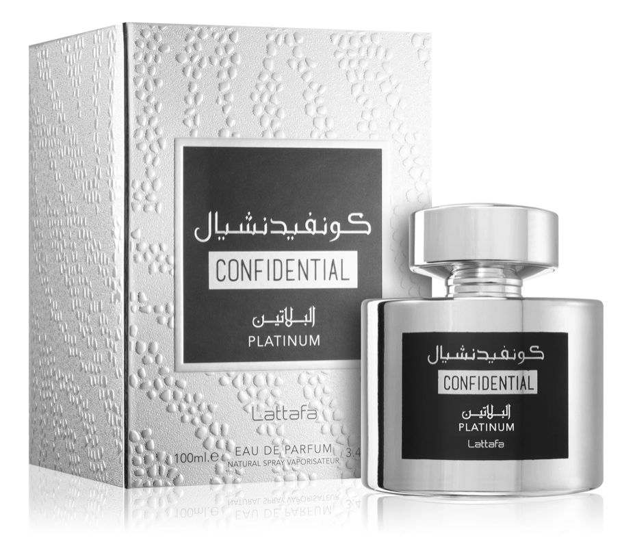 Lattafa Confidential Platinum EDP, 100 ml