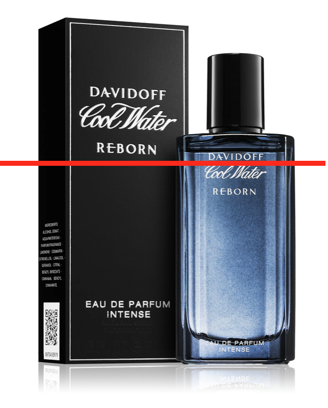 DAVIDOFF Cool Water Reborn EDP Intense, 50 ml (chýba časť obsahu)