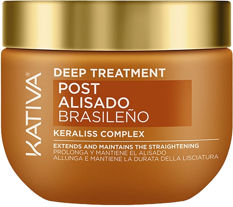 Kativa Deep – hĺbková maska na vlasy po brazílskom vyrovnávaní, 150 ml
