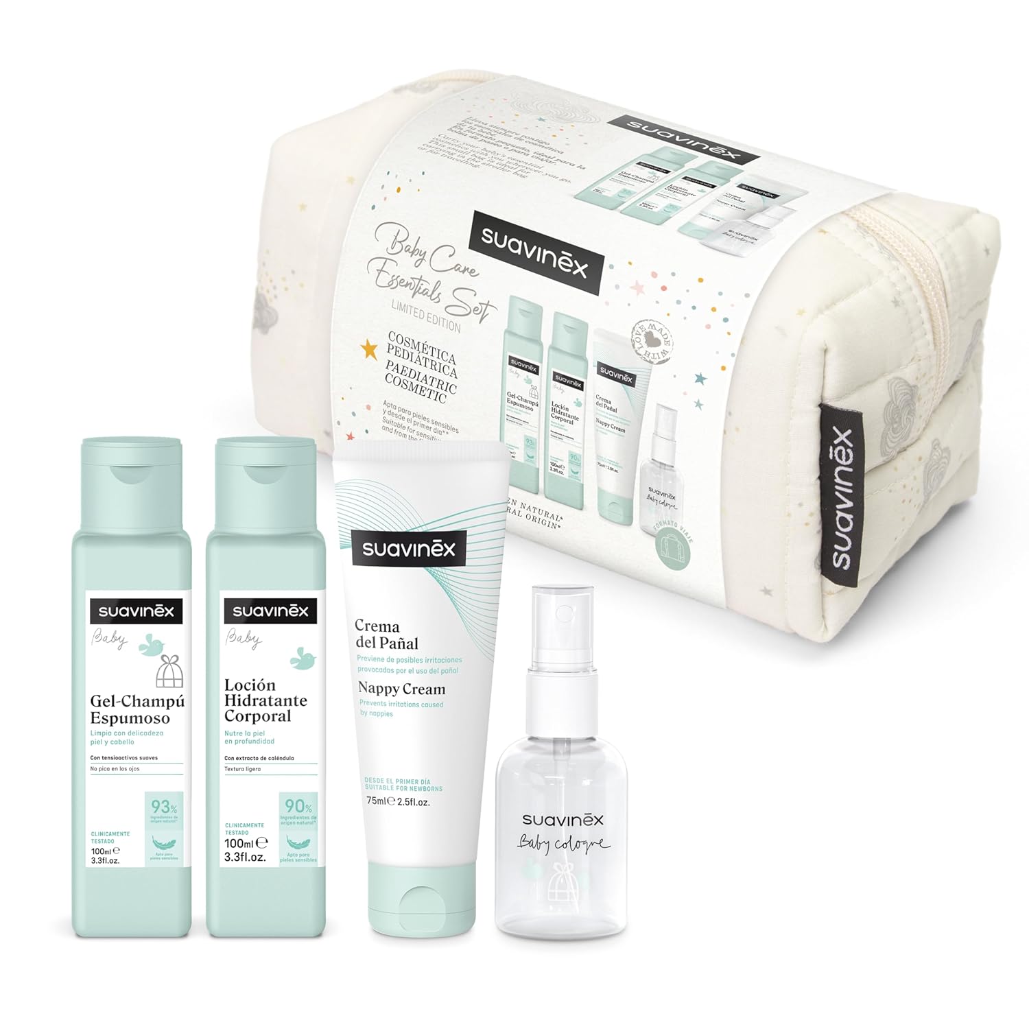 Suavinex Suavinex, darčeková sada detskej toaletnej tašky pre novorodencov-nekompletné balenie