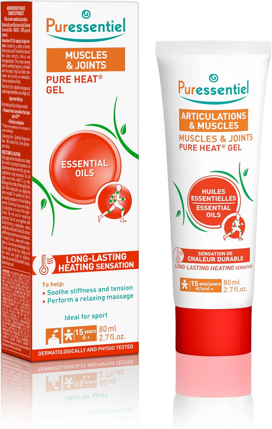 Puressentiel Pure Heat Gel na svaly a kĺby, 80ml - Bez krabičky