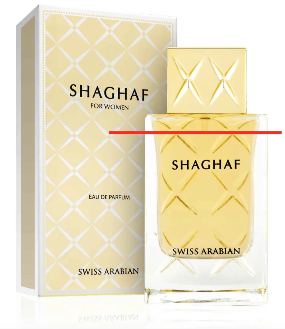 SWISS ARABIAN SHAGHAF EDP, 75 ml (chýba časť obsahu)