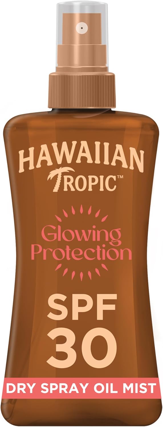 Hawaiian Tropic Hawaiian Tropic, Glowing Protection transparentná hmla na opaľovanie SPF 30, 200 ml, EXP:02/2026