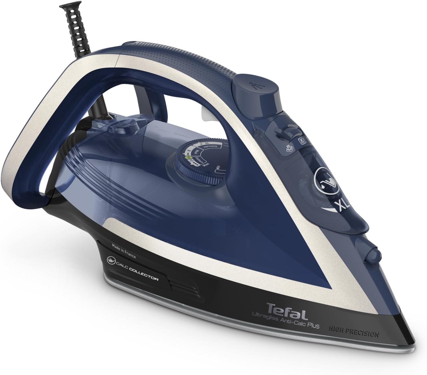 Tefal Ultragliss Plus naparovacia žehlička, 2800 W, modro-biela, FV6846 - Zánovný