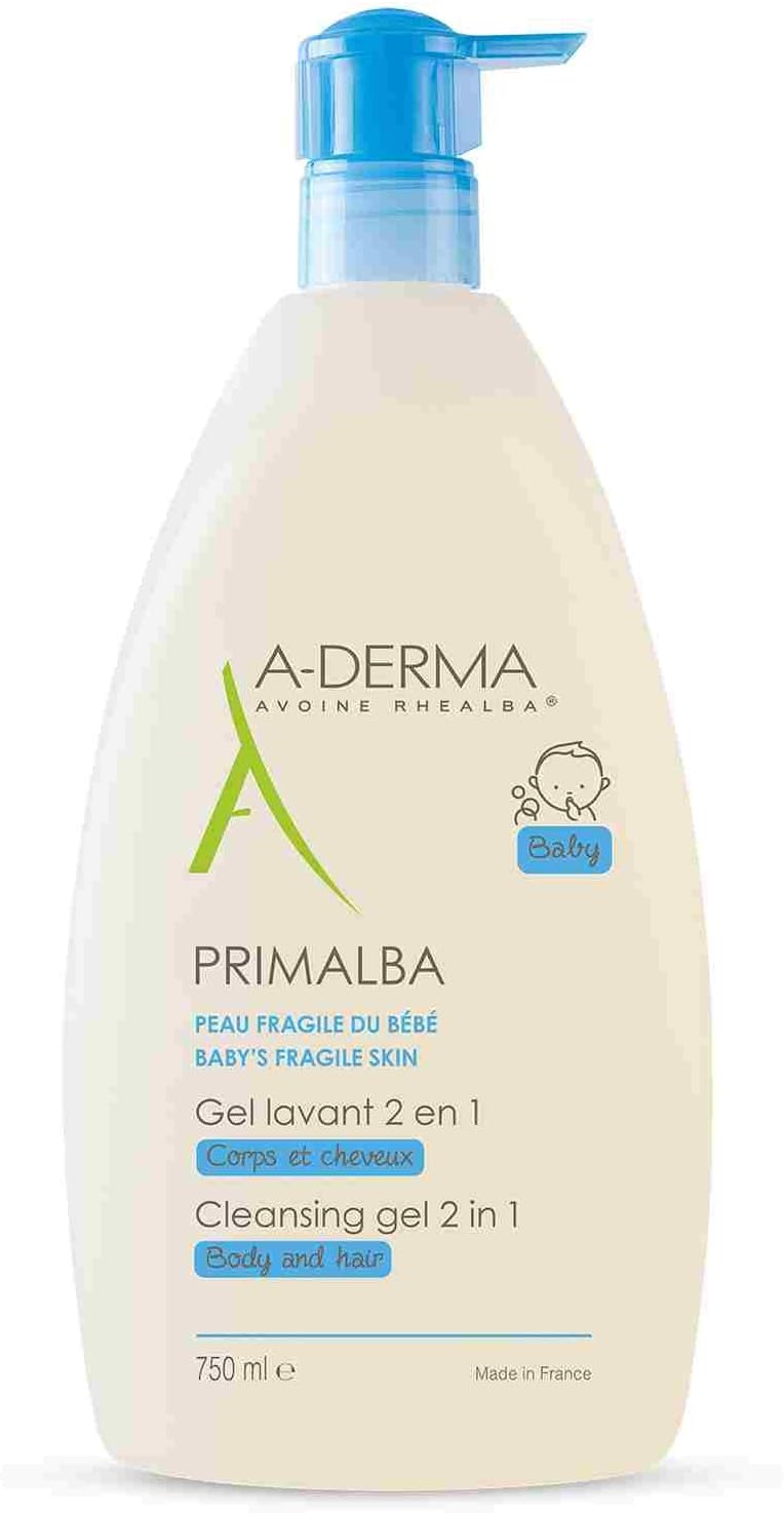 A-Derma Primalba Baby umývací gél na telo a vlasy pre deti 750 ml Exp.: 04/2026