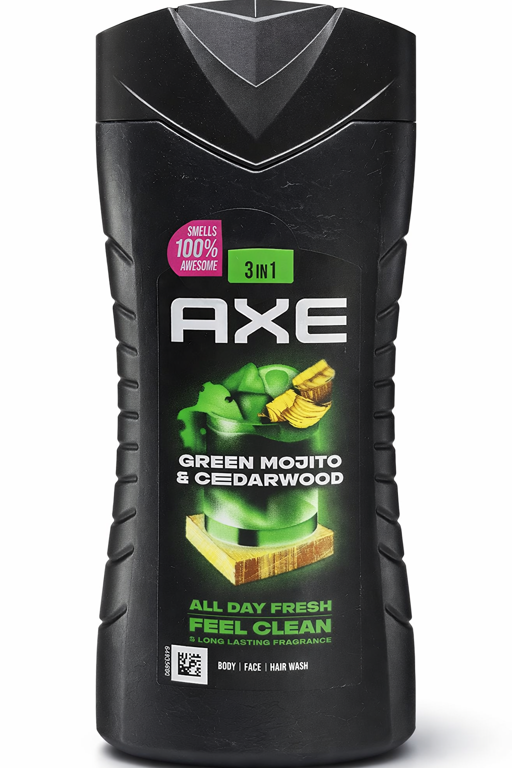 AXE 3in1 Green Mojito & Cedarwood – Sprchový gél, šampón a mydlo 250 ml