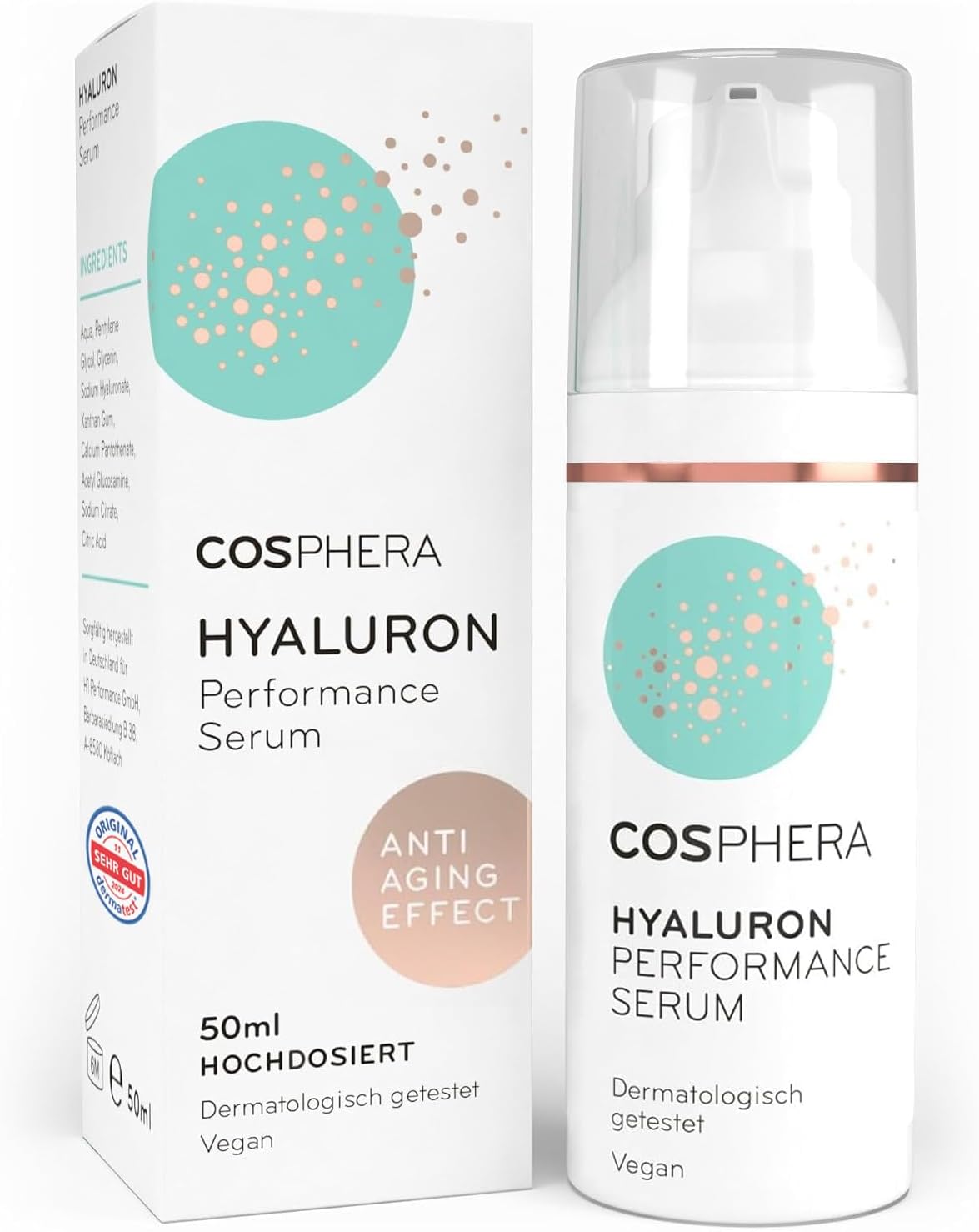 E-shop Cosphera Hyaluron Performance hydratačné sérum proti vráskam 50 ml
