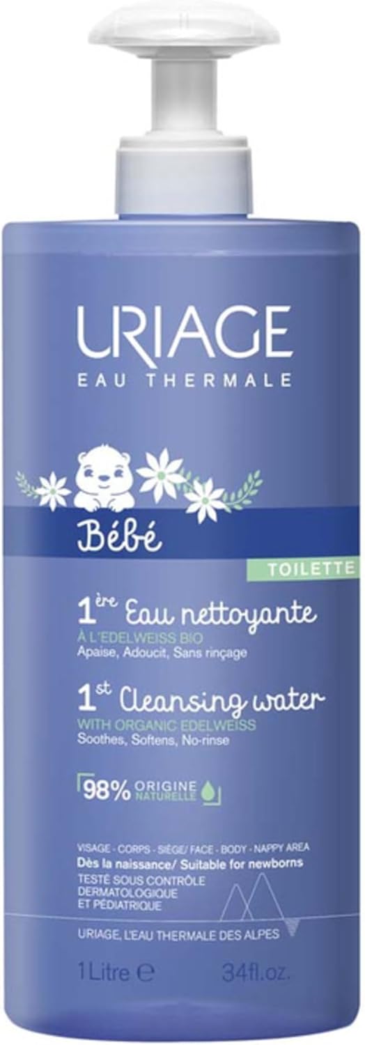 URIAGE Baby 1. čistiaca voda 1000 ml (poškodený aplikátor)