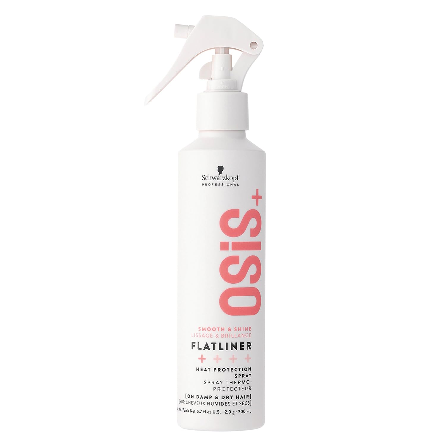E-shop Schwarzkopf Professional OSiS+ Flatliner – termoochranný sprej na vlasy 200 ml (poškodený aplikátor)