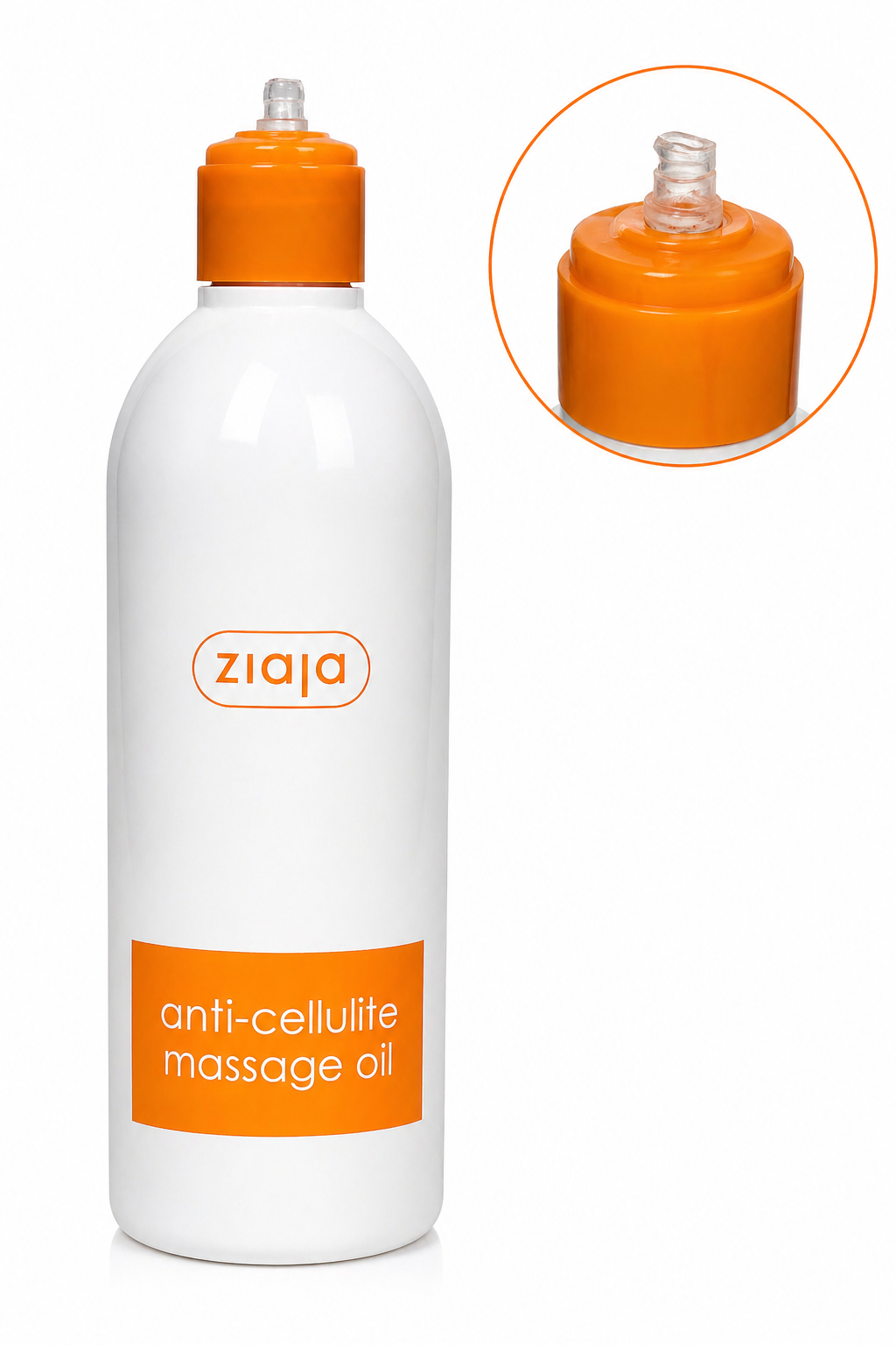 Ziaja Anti Anticelulitídny masážny olej 500 ml (poškodený aplikátor)