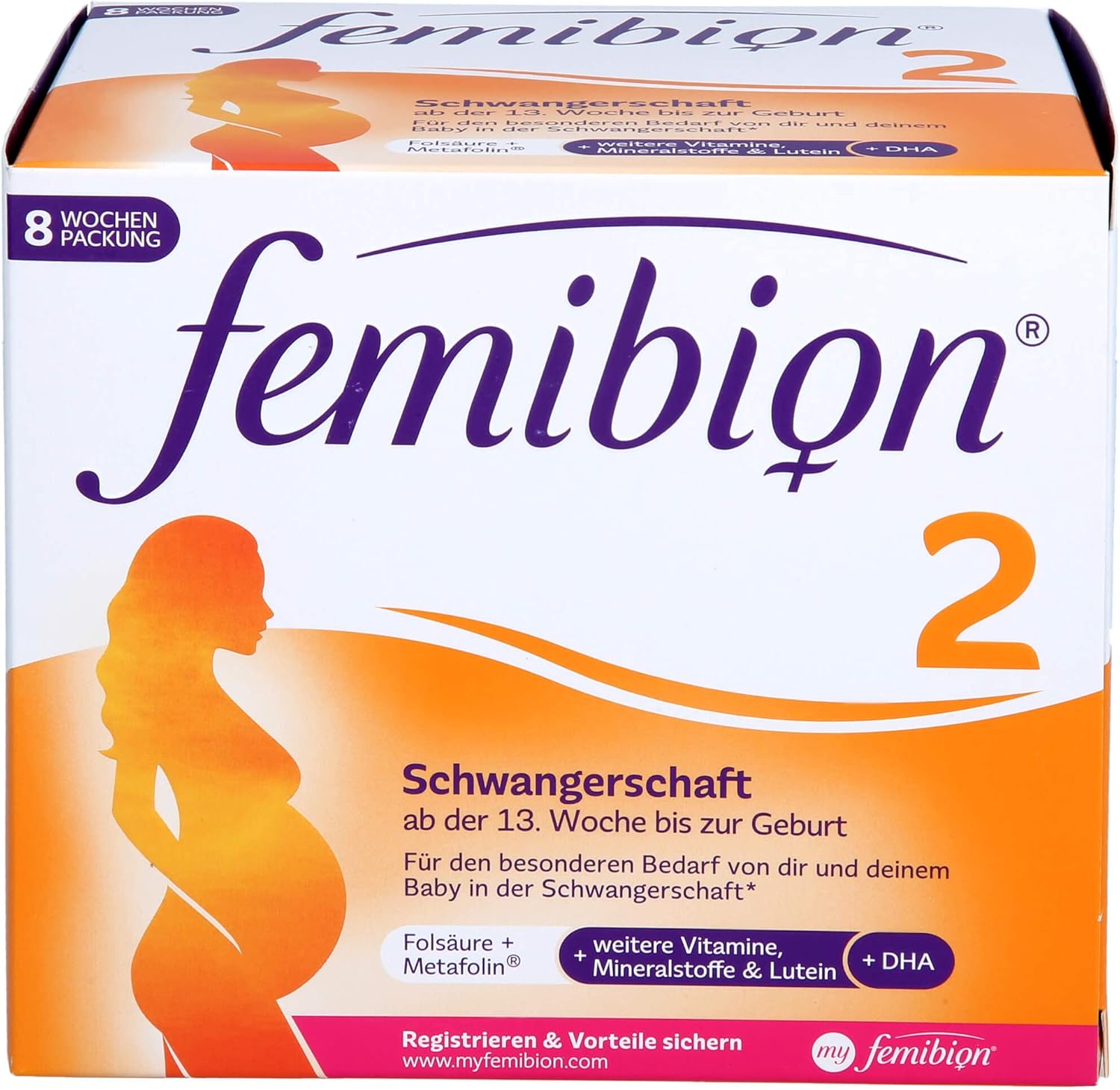 Femibion ​​2 denné dávky pre tehotné ženy 28 tabliet+28 kapsúl Exp.: 04/2026