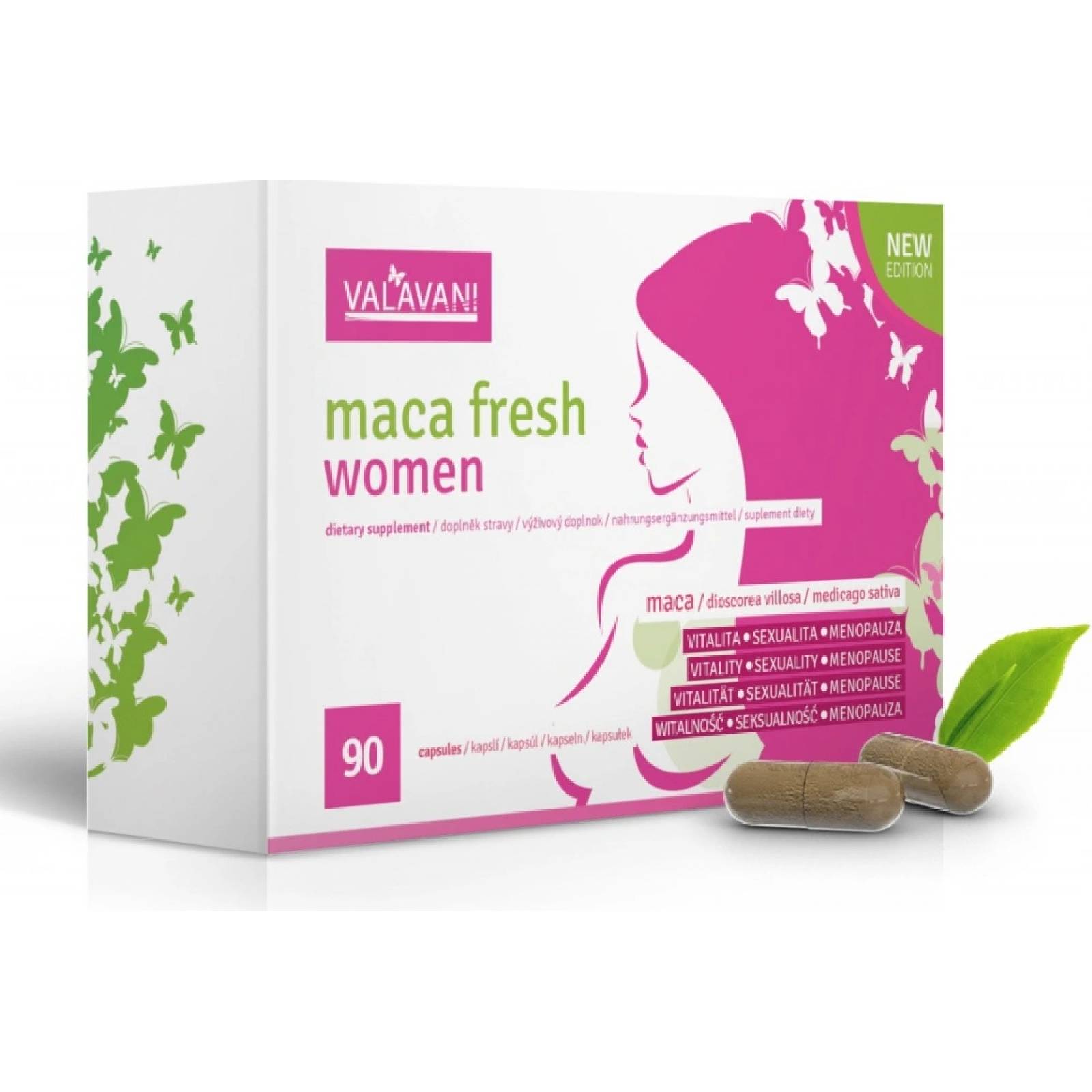 E-shop VALAVANI Maca fresh women 90 kapsúl Exp.: 03/2026