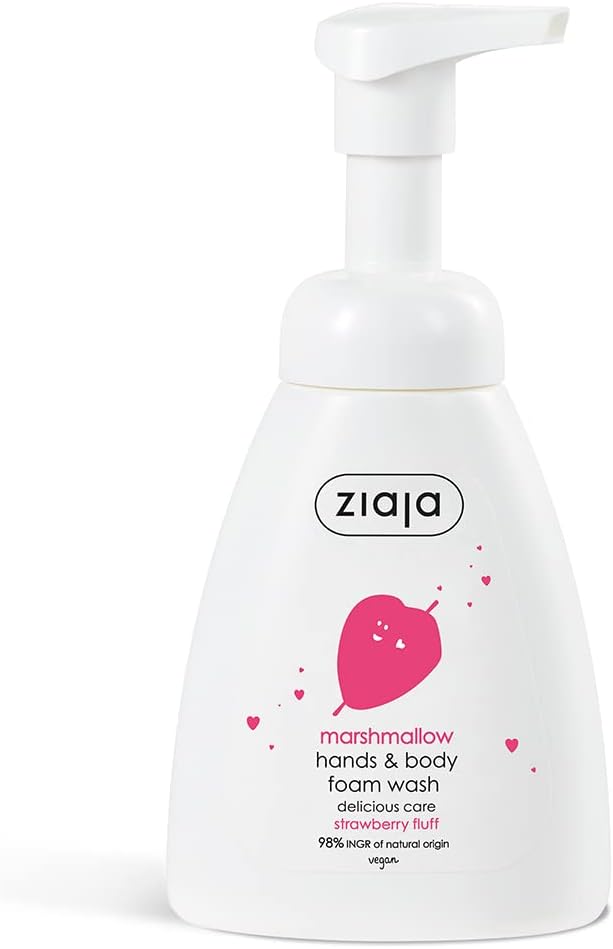 Ziaja Marshmallow penový umývací gél na ruky a telo 250 ml-(poškodený aplikátor)