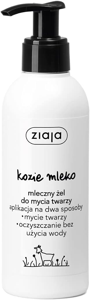 Ziaja Kozie mlieko 25+Mliečny čistiaci gél na tvár 200 ml-(poškodený aplikátor)