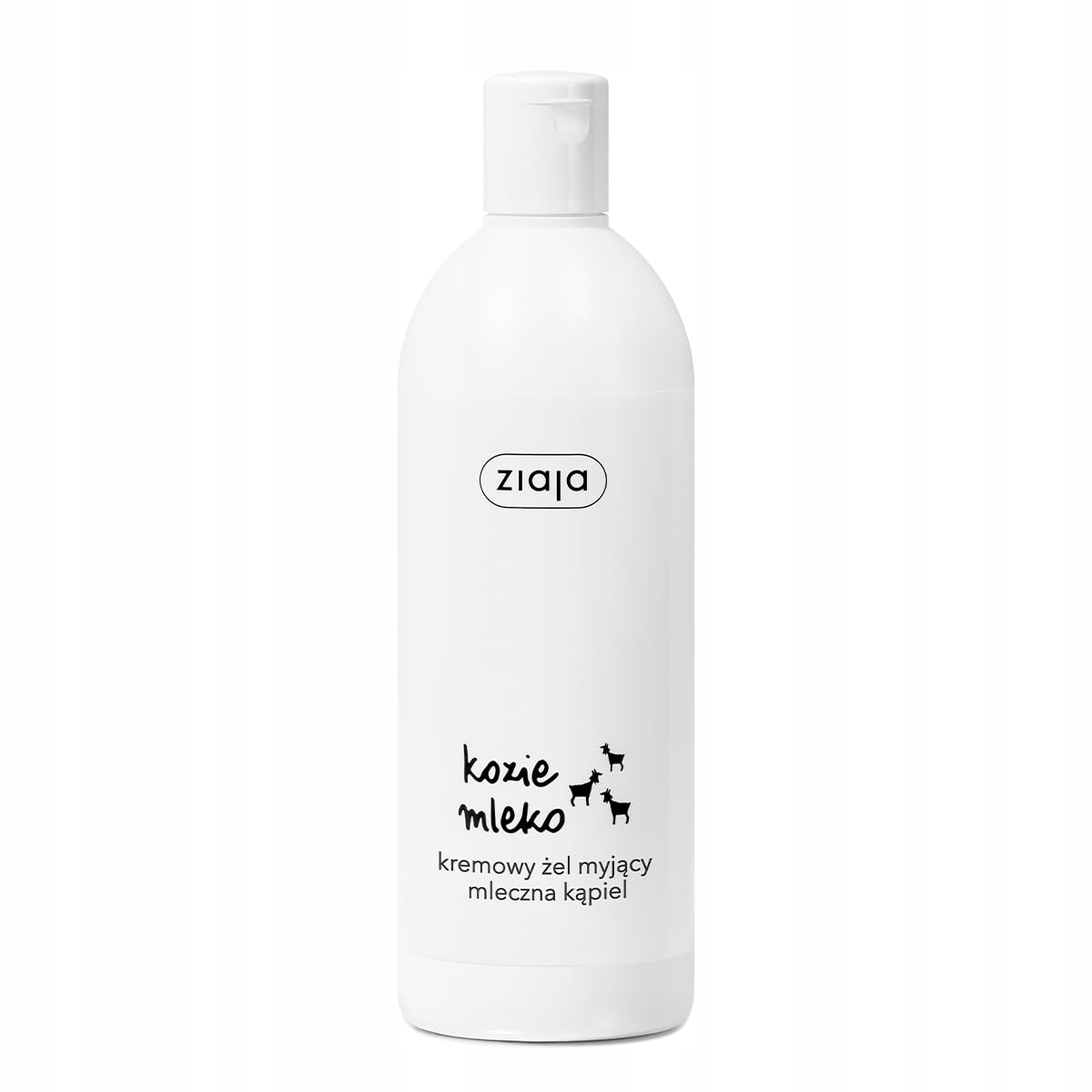 ZIAJA - Sprchový krém s kozím mliekom - pre suchú pokožku - 500 ml (poškodený aplikátor)