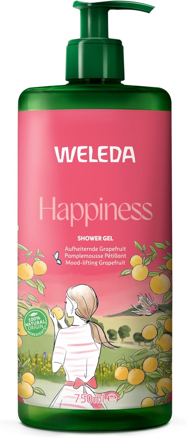 Weleda Sprchový gél Happiness s grapefruitom 750 ml-(poškodený aplikátor)