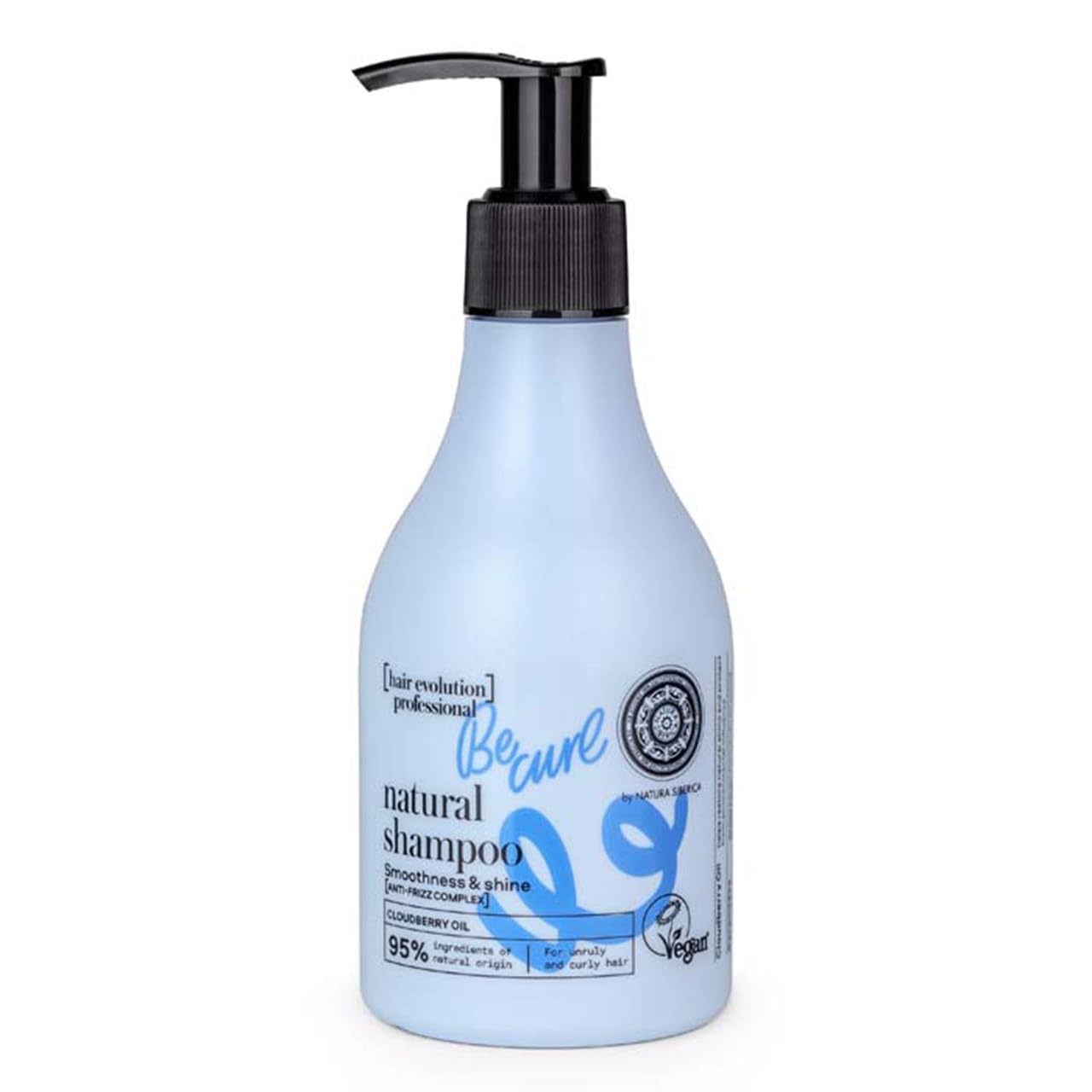 E-shop Natura Siberica Be curl vlasový balzam na kučery pre hladkosť a lesk 245 ml-(poškodený aplikátor)