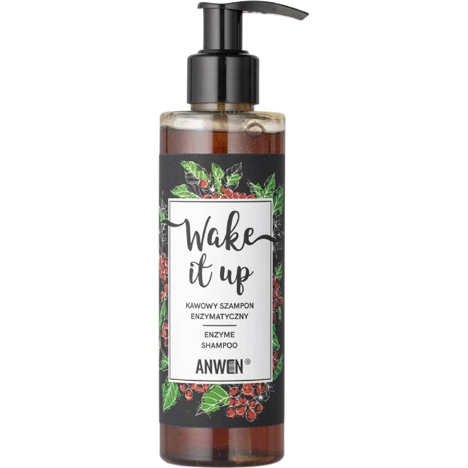 E-shop Anwen Wake It Up Kávový šampón s enzýmami 200 ml-(poškodený aplikátor)