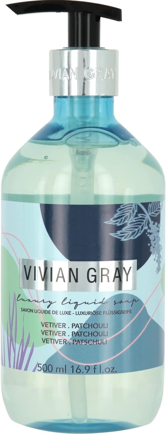 E-shop Vivian Gray Tekuté mydlo Vetiver & Patchouli 500 ml-(poškodený aplikátor)