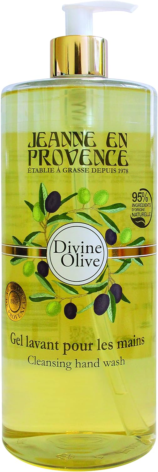 E-shop Jeanne en Provence Divine Olive Tekuté mydlo na ruky 1 l-(poškodený aplikátor)