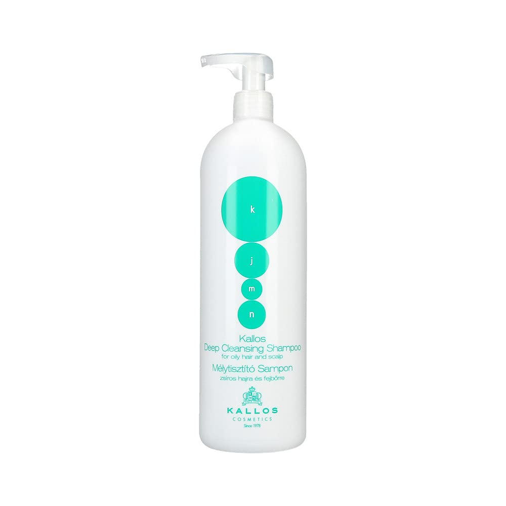 E-shop Kallos cosmetics Kallos KJMN Deep Cleansing Šampón 1 l-(poškodený aplikátor)