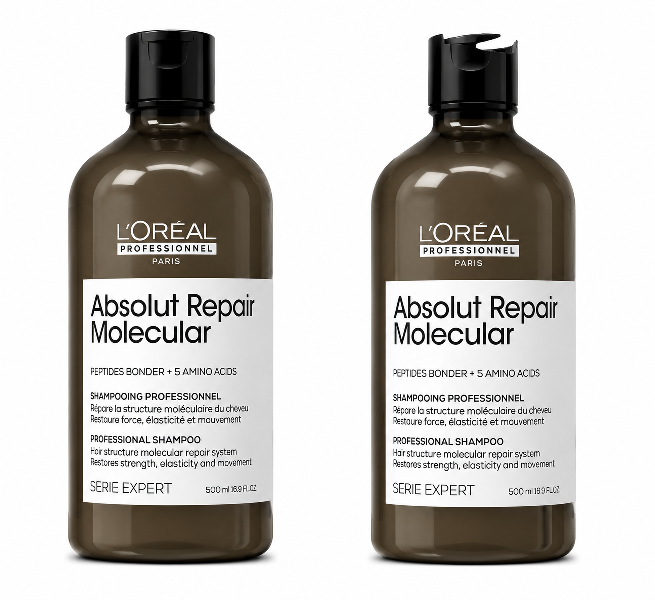 L'Oréal Professionnel Absolut Repair Molecular Šampón 500ml (poškodený aplikátor)