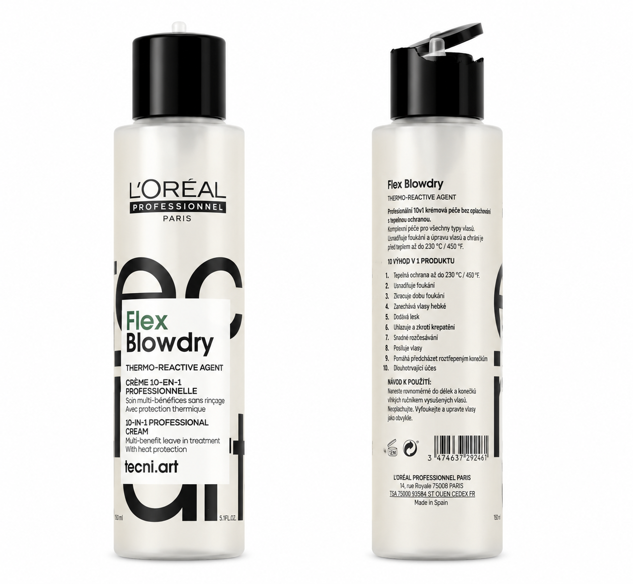 L'Oréal Professionnel Flex Blowdry pre všetky typy vlasov 150ml (poškodené balenie)