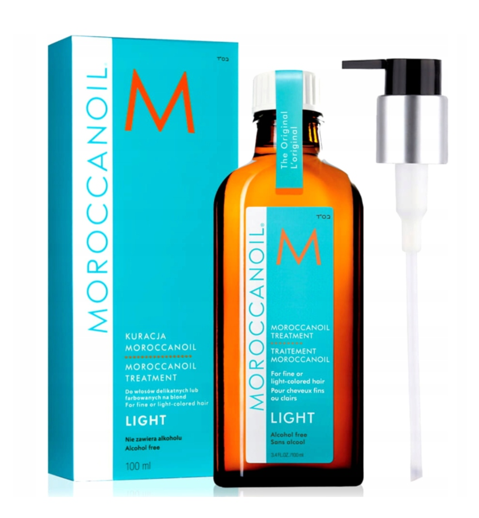 E-shop Moroccanoil Treatment Light olej pre jemné, farbené vlasy, 100 ml