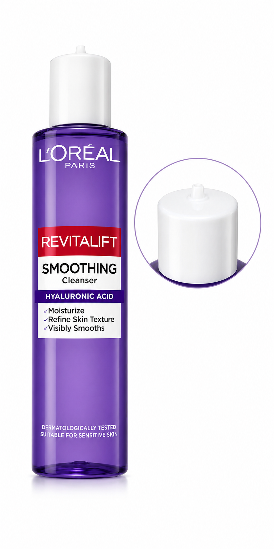 L'Oréal Paris Revitalift Smoothing Cleanser s kyselinou hyalurónovou 150 ml (poškodený aplikátor)