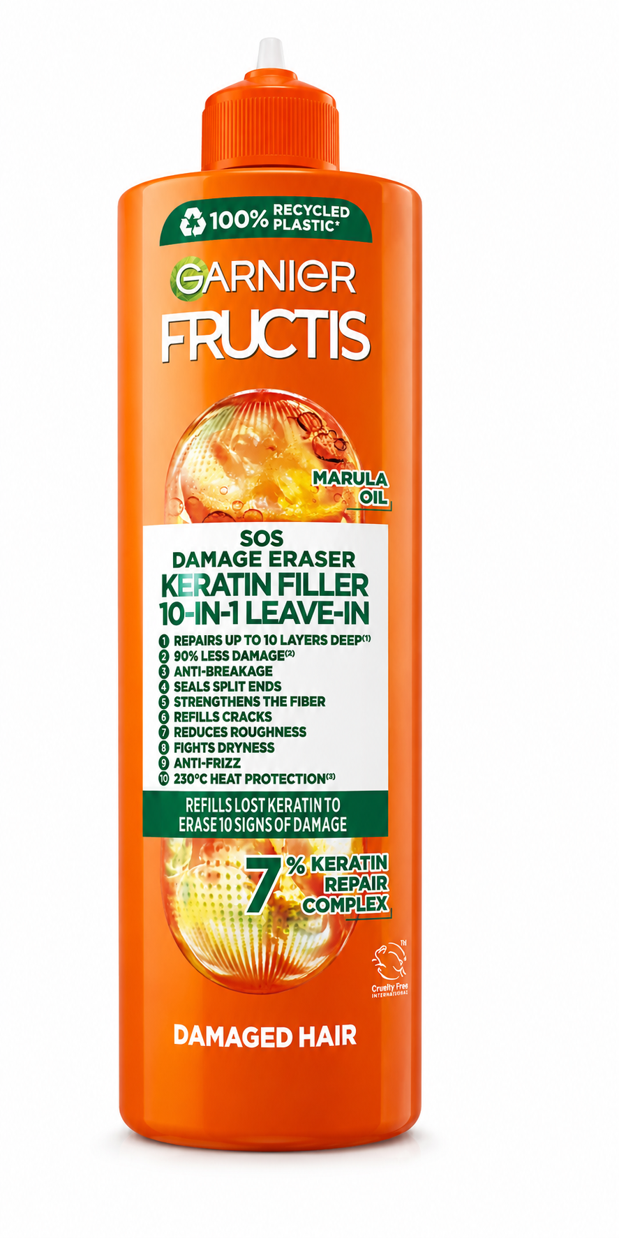 E-shop Garnier Fructis SOS Bezoplachová starostlivosť pre poškodené vlasy 400ml (poškodený aplikátor)