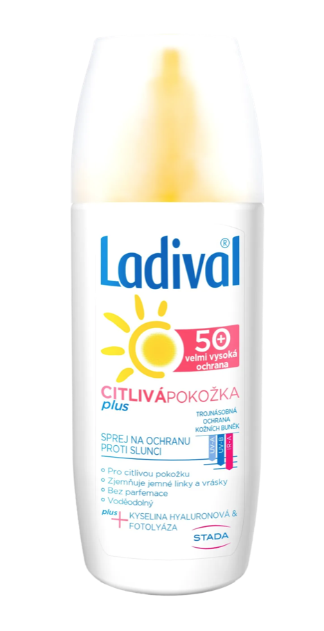 Ladival Citlivá pokožka plus OF50+ sprej 150 ml, EXP: 05/2026