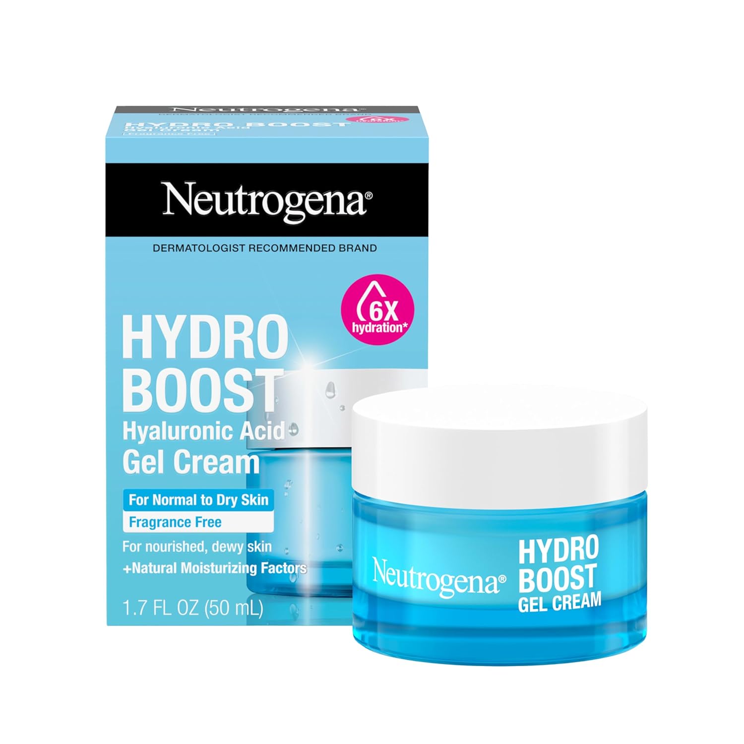 E-shop NEUTROGENA Hydro Boost hyaluronic acid hydratačný gélový krém, 50ml-bez krabičky
