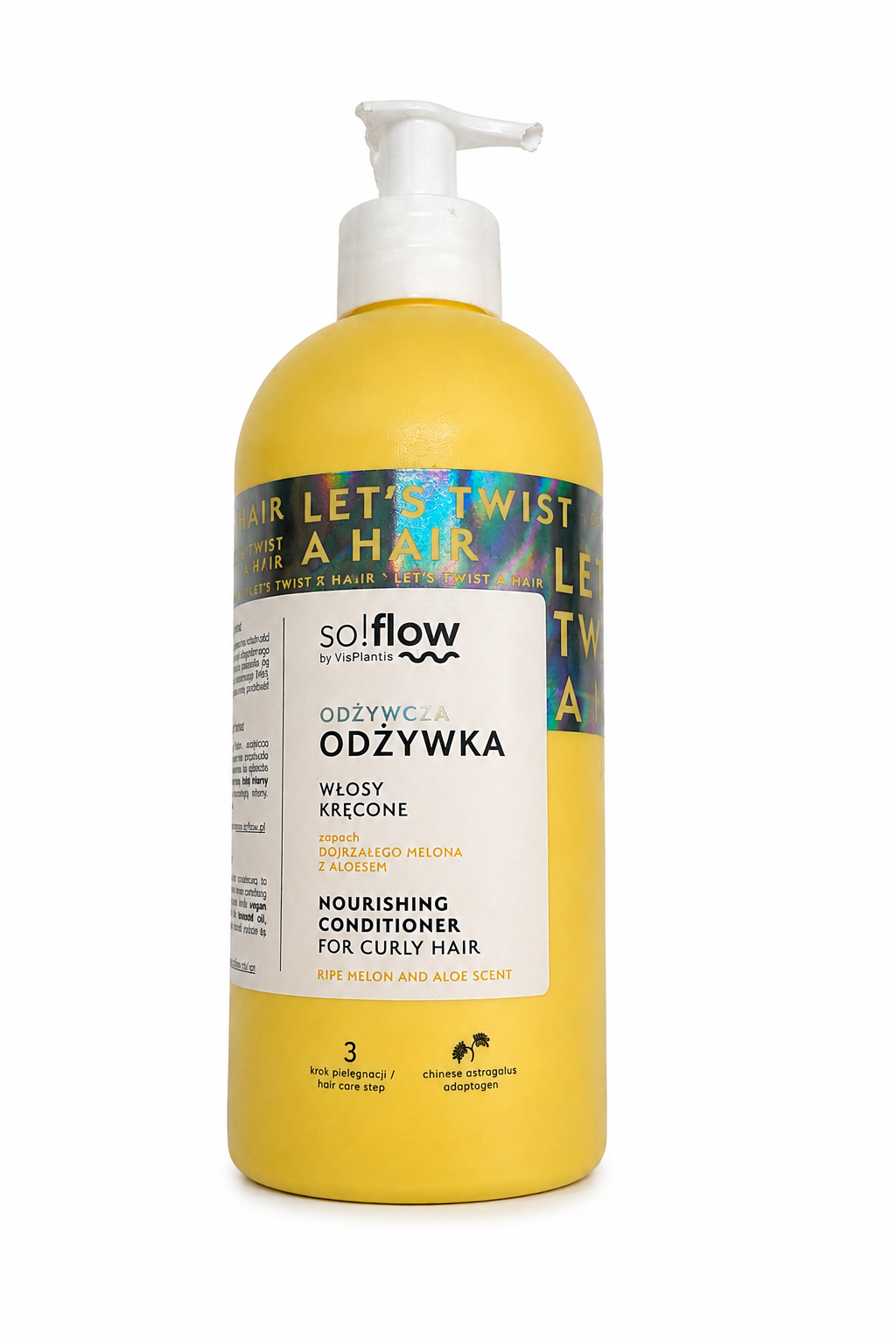 E-shop So!flow by Vis Plantis výživný kondicionér pre kučeravé vlasy 400ml (poškodený aplikátor)