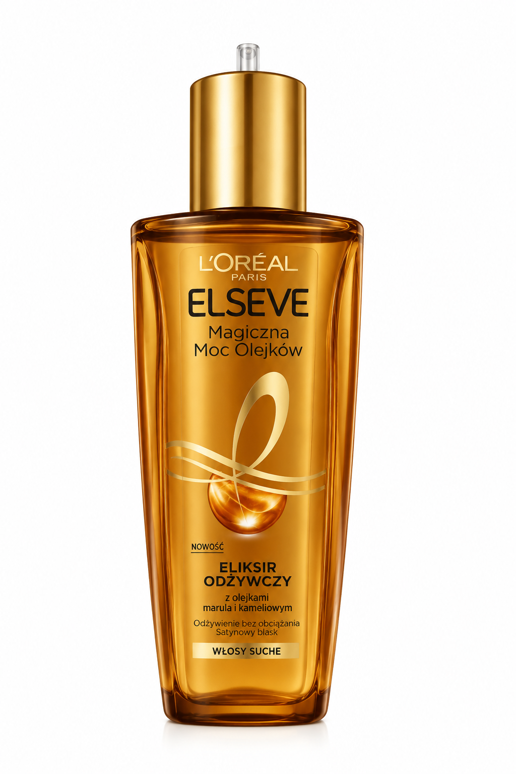 L'Oréal L’Oréal Paris Elseve Magiczna Moc Olejków 100 ml elixír pre suché a poškodené vlasy (poškodený aplikátor)