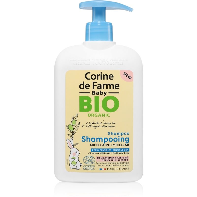 Corine de farme Baby Bio Organic Micelárny Šampón 480ml Ecocert pre deti (poškodený aplikátor)