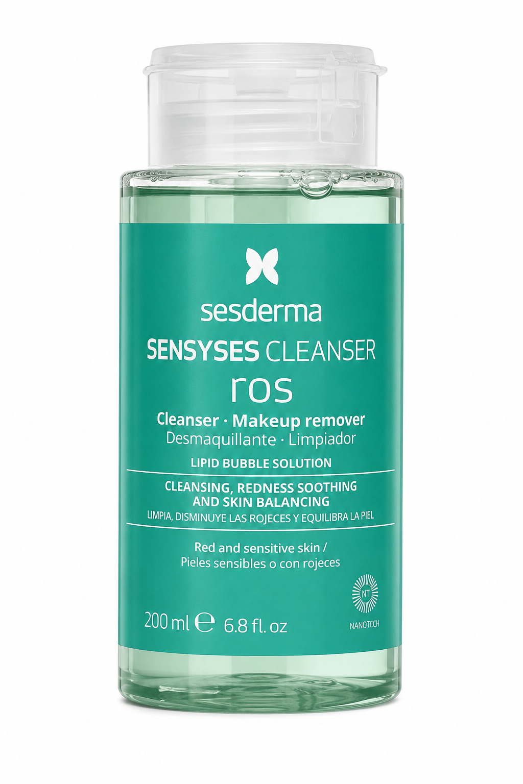 Sesderma Sensyses Cleanser Ros odličovací roztok 200ml (poškodený aplikátor)