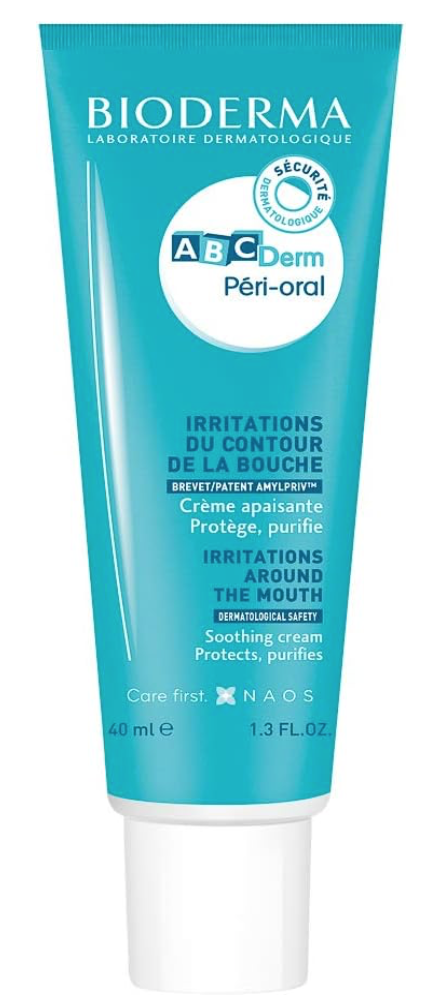 BIODERMA ABCDerm Péri-oral Krém na podráždenú pokožku okolo úst, 40 ml