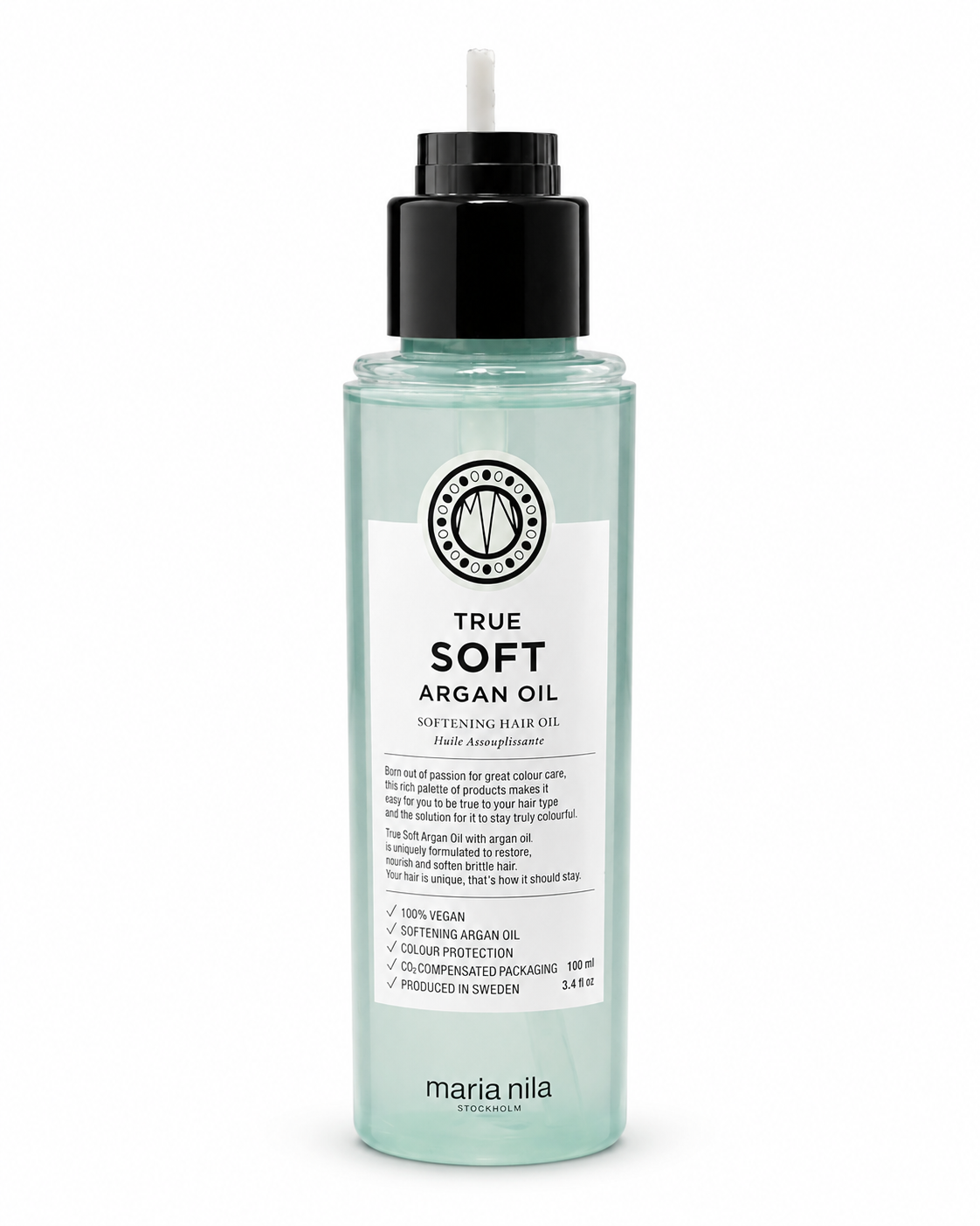 Maria Nila True Soft Argan Oil vlasový olej 100 ml (poškodený aplikátor)