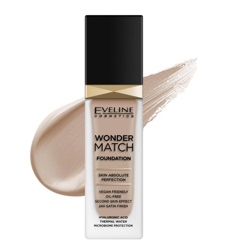 EVELINE Wonder Match Foundation 35 - Sunny Beige, 30 ml (Chýba viečko)