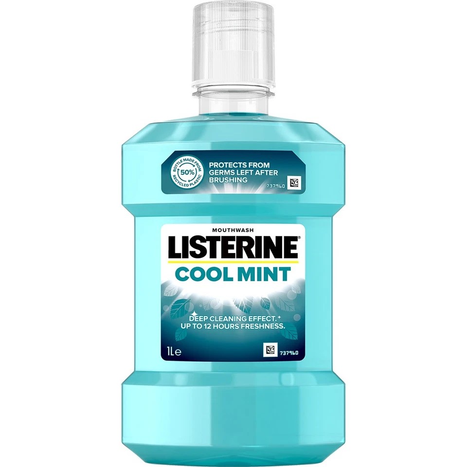 LISTERINE Cool Mint Antibakteriálna ústna voda 1000ml