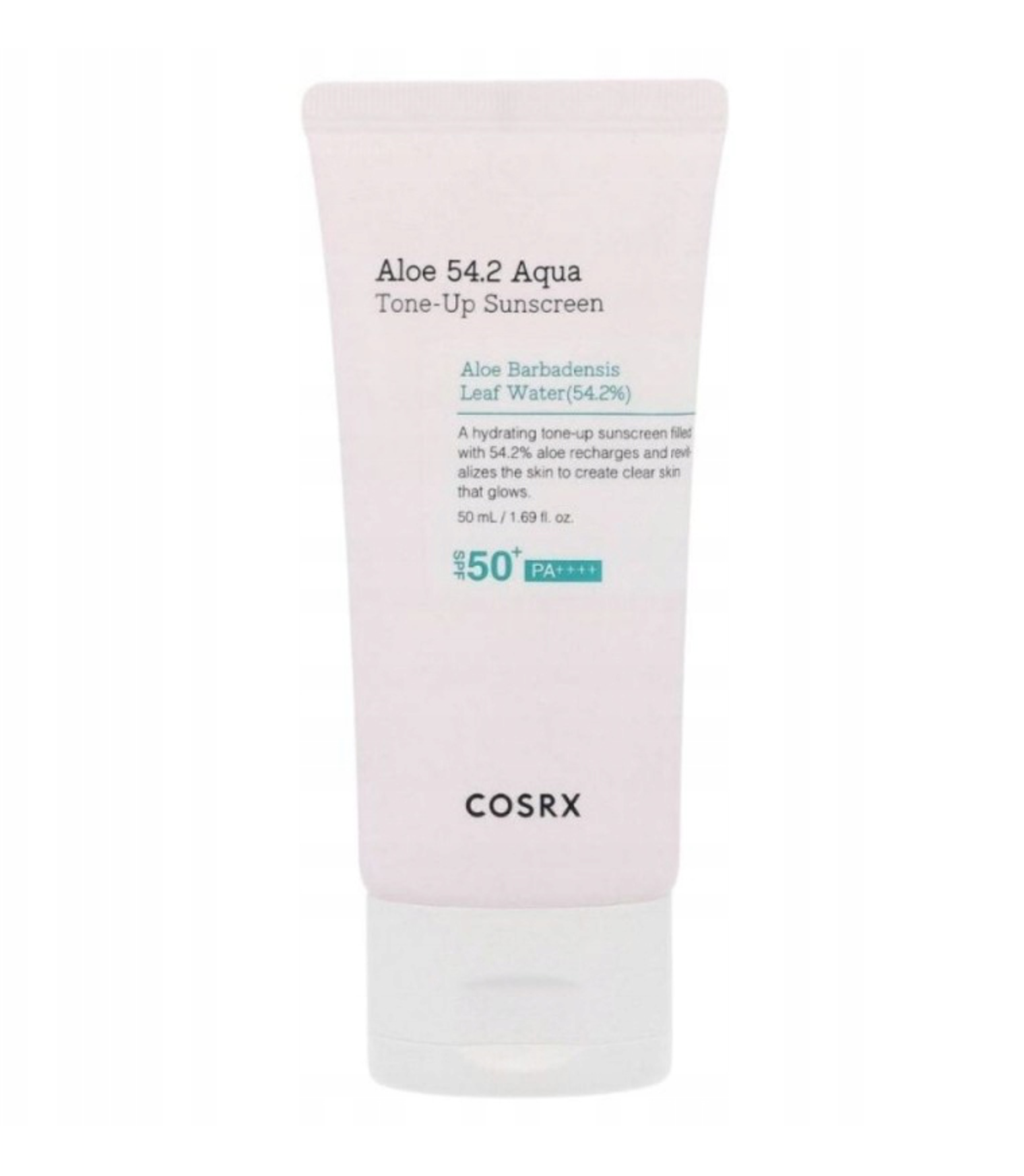 COSRX Aloe 54.2 Aqua Tone-Up Sunscreen – Rozjasňujúci ochranný krém SPF50+/PA++++, 50 ml Exp.: 07/2026
