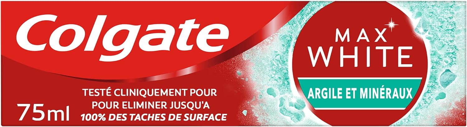 COLGATE - Bieliaca zubná pasta Max White Clay & Minerals