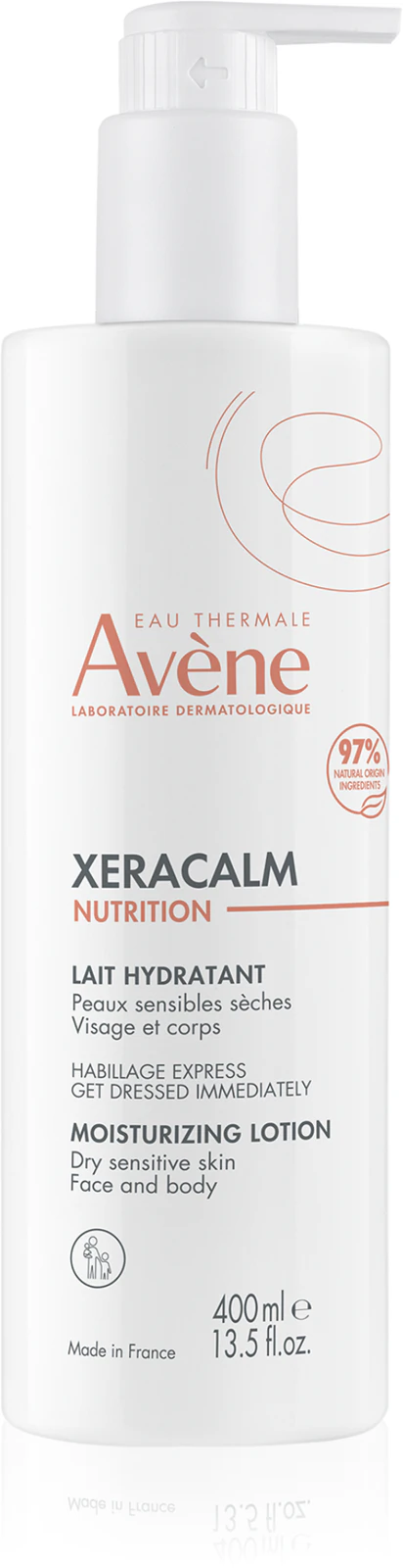 Avene Avène XeraCalm Nutrition hĺbkovo hydratačný balzam na každodenné použitie, 400 ml, zlomený aplikátor